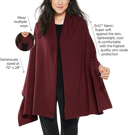 Coolibar UPF 50+ Women'S Sanibel Everyday Beach Shawl - Sun Protective Apparel & Accessories > Clothing Accessories > Scarves & Shawls Coolibar   