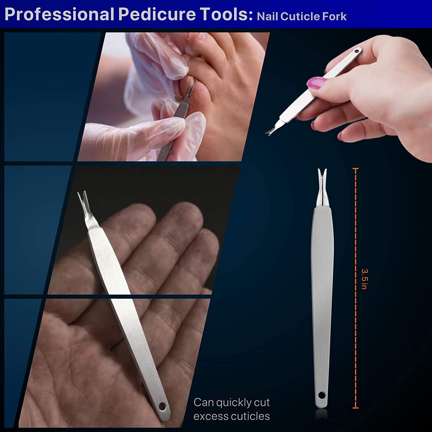 Ingrown Toenail Tool Kit 6PCS, Ingrown Toenail File and Lifter Double Sided, Sterilizable Stainless Steel Material,Pedicure Tools Professional Health & Beauty > Personal Care > Cosmetics > Cosmetic Tools > Nail Tools konovo   