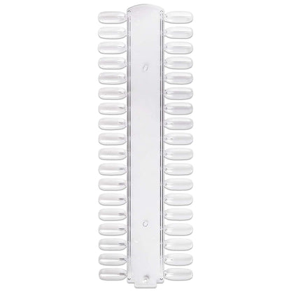 Beauticom® 50 Clear Acrylic False Tip Sticks with Metal Ring Holders Fan-Shaped Nail Art Display Chart Practice Tips Tool - 50 Tips Health & Beauty > Personal Care > Cosmetics > Cosmetic Tools > Nail Tools Beauticom Tips Palette (Clear) 36 Count (Pack of 10) 