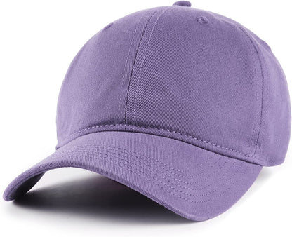 Men and Women Vintage Washed Distressed Cotton Baseball Cap Plain Blank Adjustable Classic Baseball Hat Cap Apparel & Accessories > Clothing Accessories > Hats KYLIE MAX   