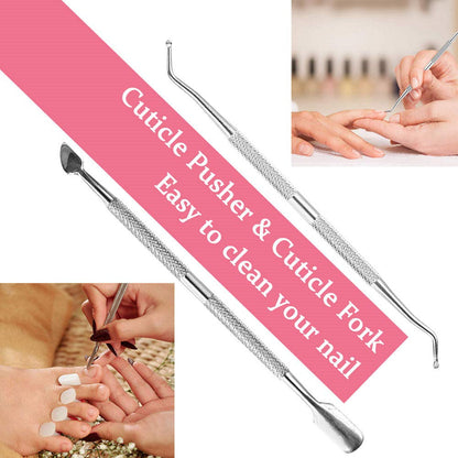 SYNCHAIN 30 in 1 Professional Pedicure Kit, Foot Care Pedicure Tools Set Stainless Steel Foot File Exfoliation Foot Dead Skin Remover Nail Toenail Clipper for Men, Women, Home, Travel, Salon Health & Beauty > Personal Care > Foot Care Synchain   