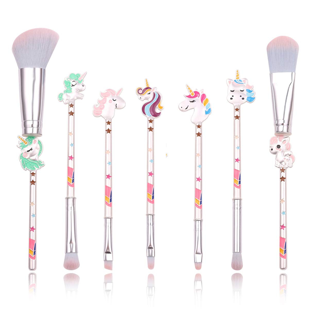 Potter Makeup Brush Set for Women with Gift Bag 5Pcs Metal Magic Eye Shadow Eyeliner Blending Pencil Lip Brush Beauty Tools (Bronze01) Health & Beauty > Personal Care > Cosmetics > Cosmetic Tools > Makeup Tools PIOZIO Pink3  