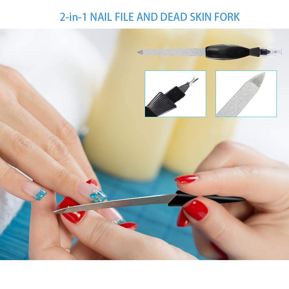 Professional Pedicure Kit 15 Pcs,Vnina Pedicure Tools Set,Nail Tools Supplies Set, Foot Scrub Deadskin Callus Remover, Stainless Steel Foot File Pedicure Supplies for Men Women Care Health & Beauty > Personal Care > Foot Care Vnina   