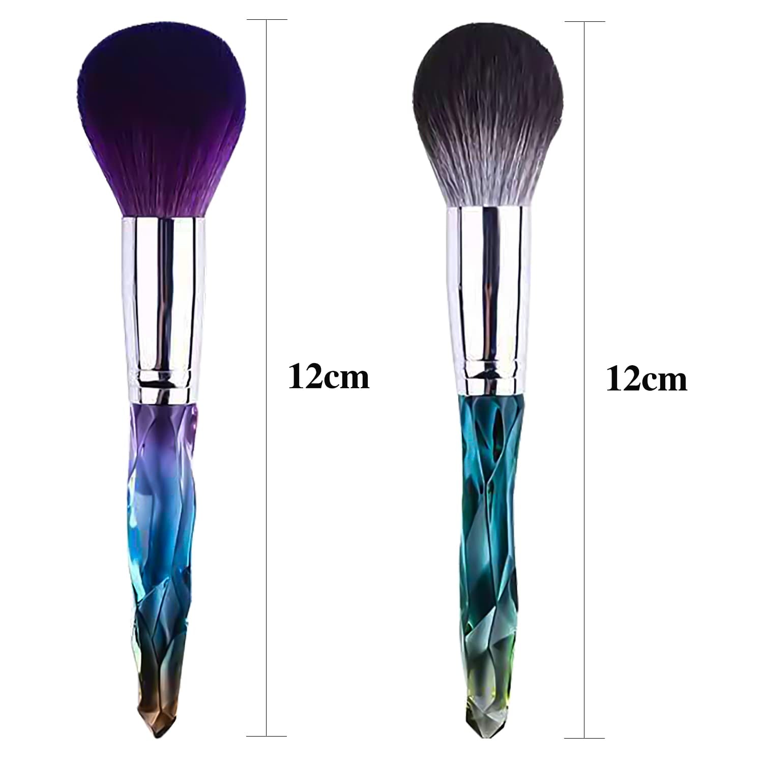 SILPECWEE 2Pcs Nail Dust Brush Acrylic Nail Art Brushes Large Dip Powder Makeup Soft Blush Brush Nail Duster Nail Brushes for Cleaning Dust Nail Art Tools Health & Beauty > Personal Care > Cosmetics > Cosmetic Tools > Nail Tools SILPECWEE   