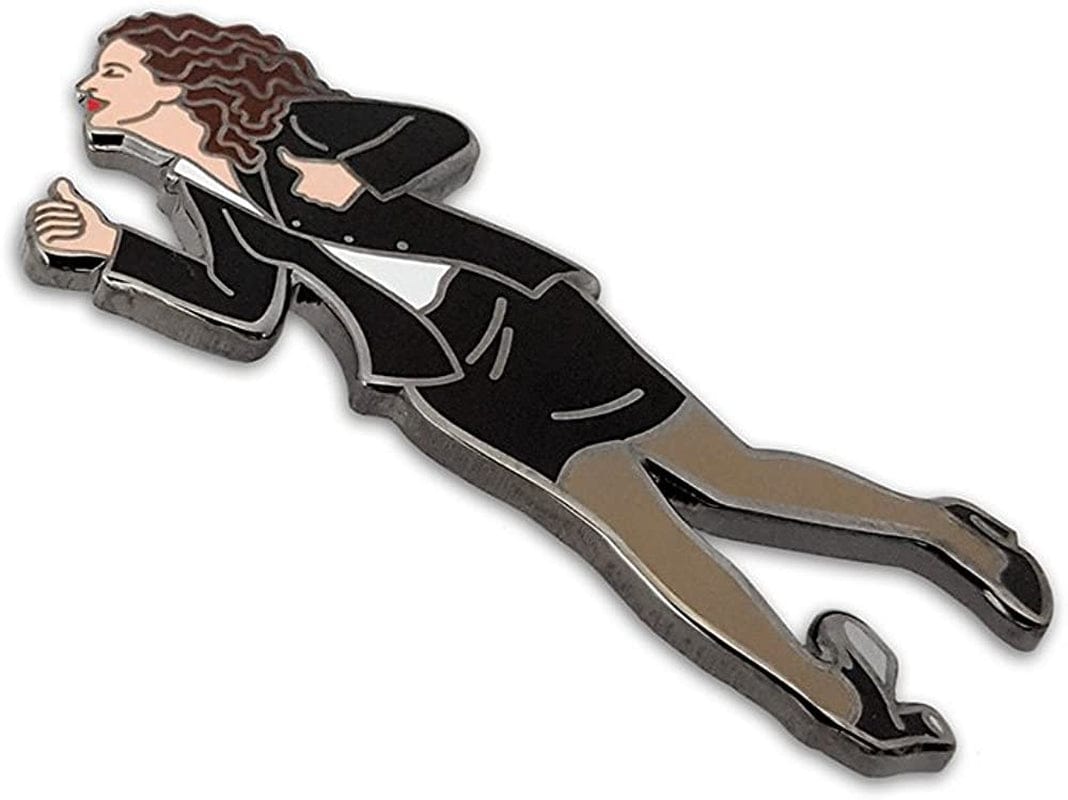 Dancing Elaine Enamel Lapel Pin