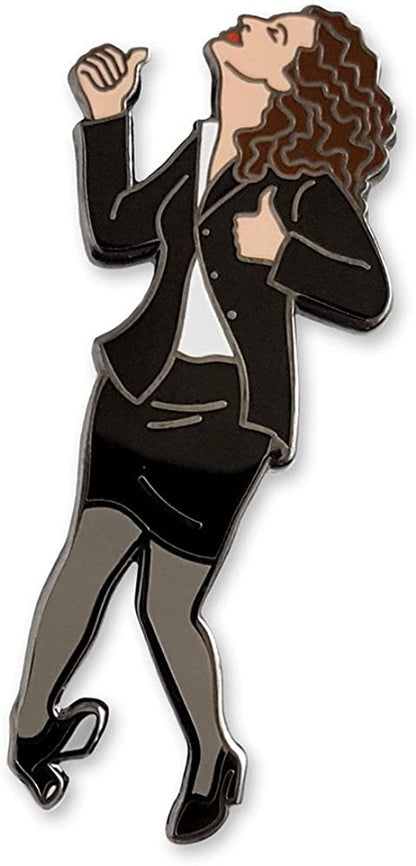 Dancing Elaine Enamel Lapel Pin