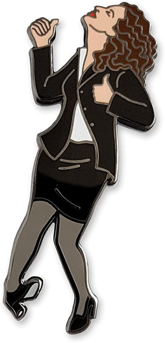 Dancing Elaine Enamel Lapel Pin