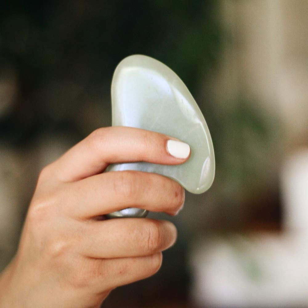 Mount Lai - the Jade Gua Sha Facial Lifting Tool | Gua Sha to Sculpt Facial Features + Release Tension Health & Beauty > Personal Care > Cosmetics > Cosmetic Tools > Skin Care Tools Mount Lai   