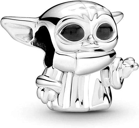 Baby Yoda the Child Charms for Pandora Bracelets Christmas Charm for Women Girl Pendant Bead Jewelry Gifts Apparel & Accessories > Jewelry > Bracelets TopLAD   