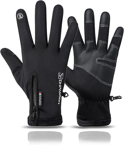 Weitars Winter Warm Gloves for Men Women Touchscreen Waterproof Thermal Snow Gloves for Cycling Hiking Apparel & Accessories > Clothing Accessories > Gloves & Mittens Weitars X-Large  