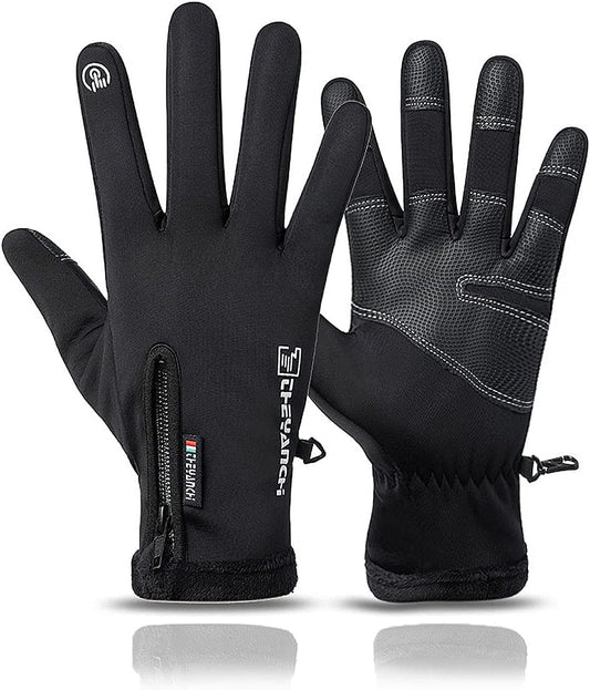 Weitars Winter Warm Gloves for Men Women Touchscreen Waterproof Thermal Snow Gloves for Cycling Hiking Apparel & Accessories > Clothing Accessories > Gloves & Mittens Weitars X-Large  