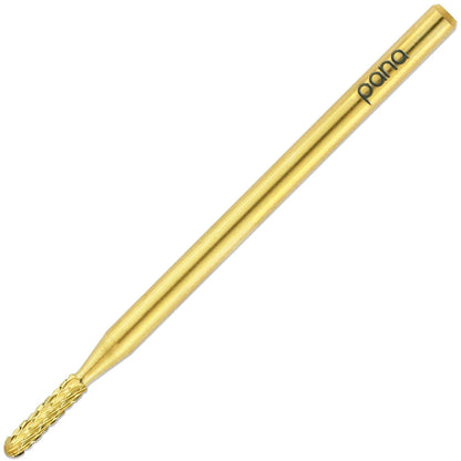 Premium PANA 3/32" Cuticle Clean Nail Carbide Bit for Professional, Nail Salon, Nail Trimmer, under Nail Cleaner, Electric Drill Machine, Manicure Tools (Silver-Snake Head, Fine) Health & Beauty > Personal Care > Cosmetics > Cosmetic Tools > Nail Tools PANA Gold-Round Bit Medium 