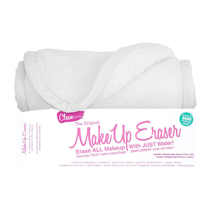 Makeup Eraser, Erase All Makeup with Just Water, Including Waterproof Mascara, Eyeliner, Foundation, Lipstick and More Health & Beauty > Personal Care > Cosmetics > Cosmetic Tools > Makeup Tools Makeup Eraser Clean White  
