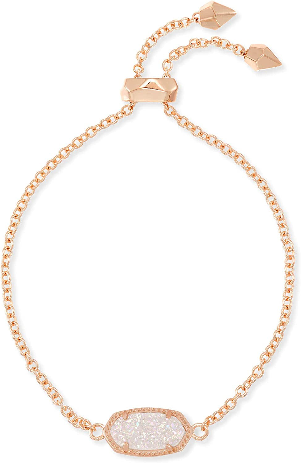 Kendra Scott Elaina Link Chain Bracelet for Women Apparel & Accessories > Jewelry > Bracelets Kendra Scott ROSE GOLD - IRIDESCENT DRUSY  