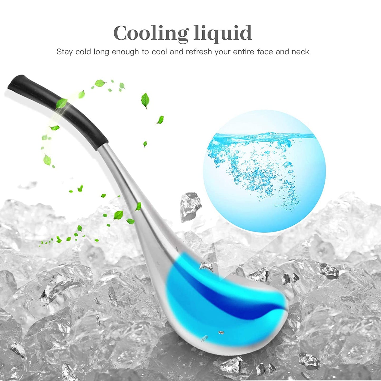 VXDAS Cryo Sticks, Stainless Steel Facial Massage,Ice Globes Cooling Roller Tool Cold for Neck Eyes anti Puff anti Aging Treatment Wands Health & Beauty > Personal Care > Cosmetics > Cosmetic Tools > Skin Care Tools VXDAS   