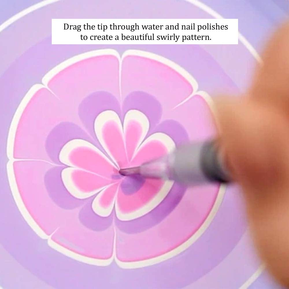 Winstonia Nail Art Water Marble Tool for Watermarbling Pattern Manicure – Pointy Stainless Steel Picker Pen Health & Beauty > Personal Care > Cosmetics > Cosmetic Tools > Nail Tools Winstonia   
