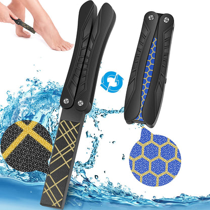 DALLEAN Pedicure Rasp Foot File Pedicure File Callus Remover Best Foot Care File Can Be Used on Both Dry and Wet Feet No Risk of Injury Pedi File Was Life Changing, B-Blue Health & Beauty > Personal Care > Foot Care DALLEAN A Glass  