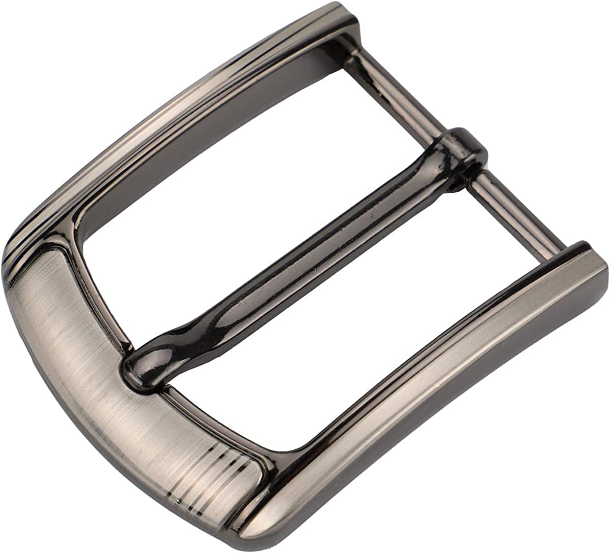 Mcfanbe 1.5 Inches (38-40 Mm) Belt Buckle Single Prong Square Replacement Buckle for Men Women Belt Apparel & Accessories > Clothing Accessories > Belt Buckles McFanBe Grey15  
