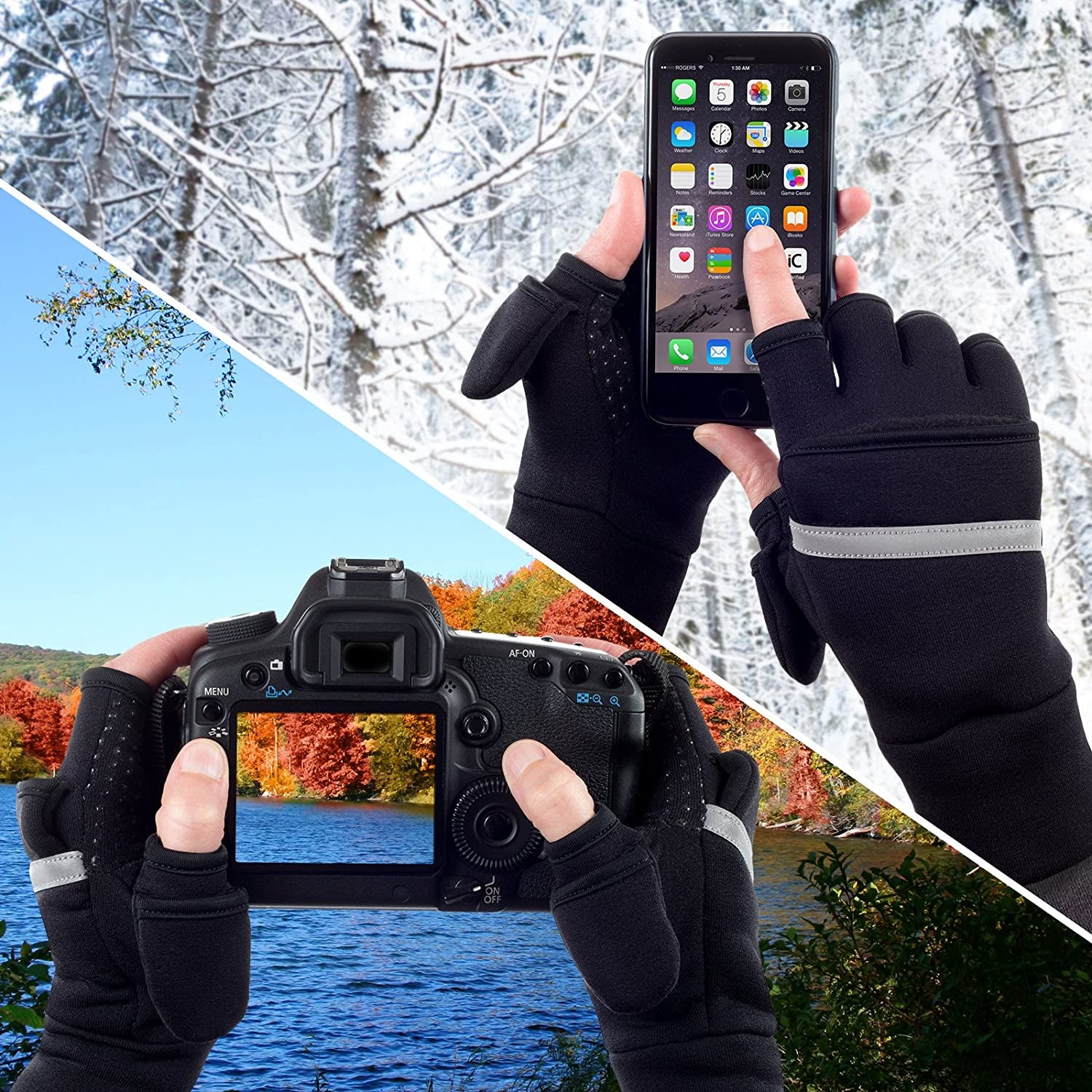 Trailheads Power Stretch Convertible Mittens - Women’S Fingerless Gloves Apparel & Accessories > Clothing Accessories > Gloves & Mittens TrailHeads   