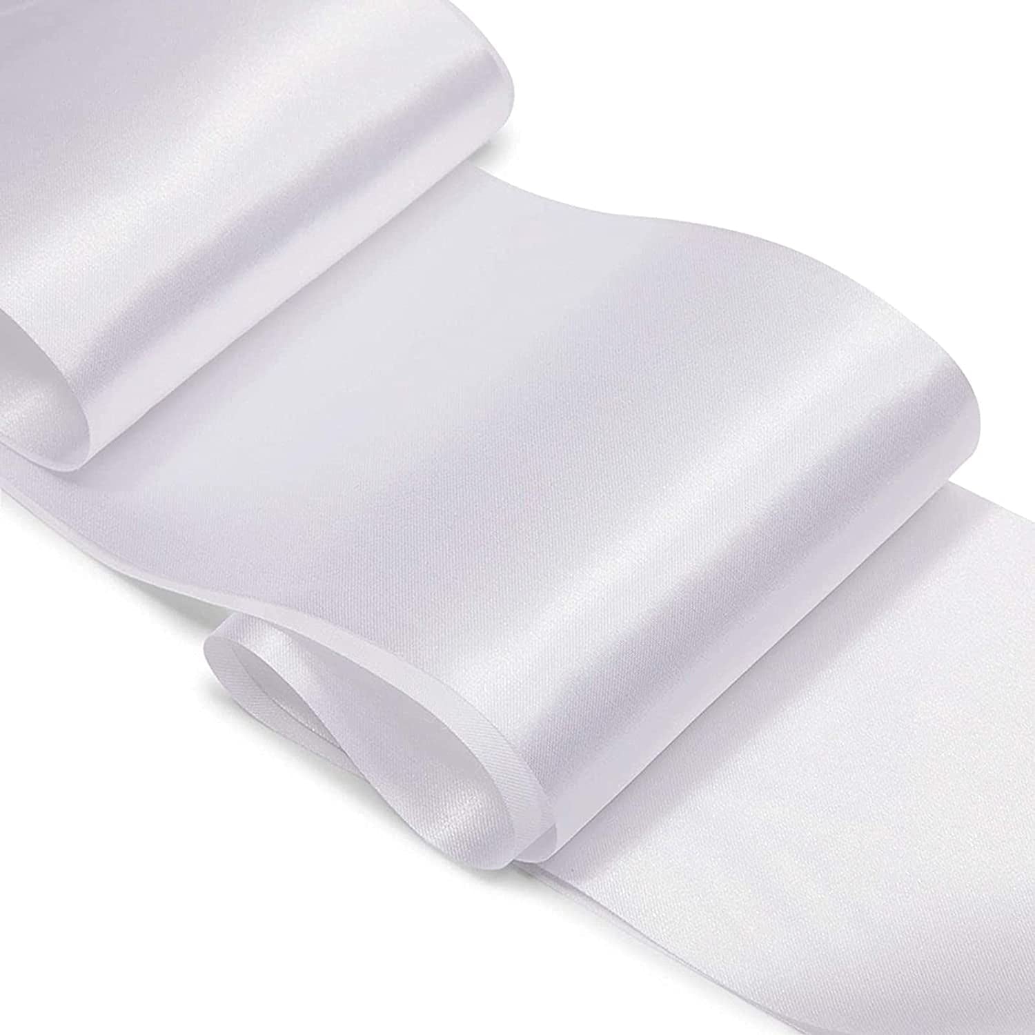 White Satin Sashes for Pageants, Bachelorette Party, Prom (4 X 33 In, 24 Pack) Apparel & Accessories > Clothing Accessories > Sashes Sparkle and Bash   