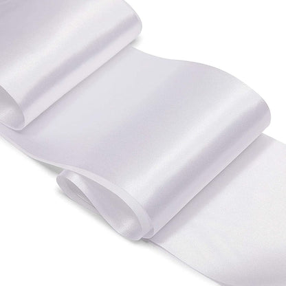 White Satin Sashes for Pageants, Bachelorette Party, Prom (4 X 33 In, 24 Pack) Apparel & Accessories > Clothing Accessories > Sashes Sparkle and Bash   