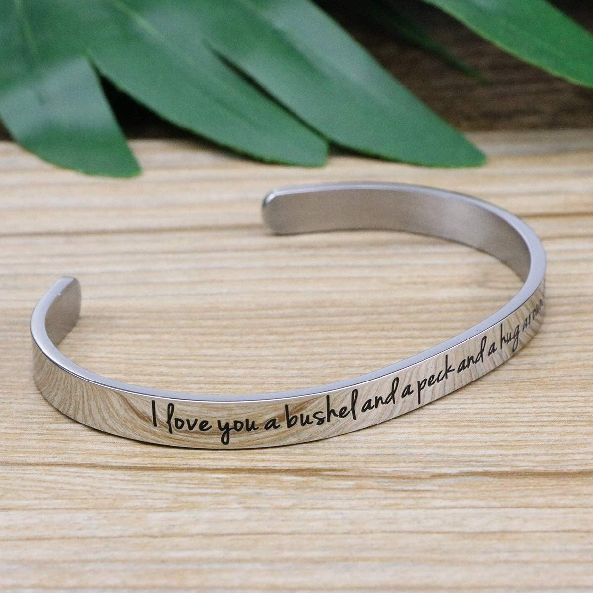 Awegift Memorial Jewelry Remembrance Loss of Mom Dad Father Mother Necklace Bracelet Sympathy Gift Apparel & Accessories > Jewelry > Bracelets Awegift   
