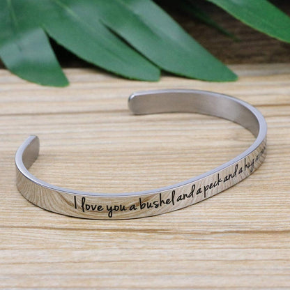 Awegift Memorial Jewelry Remembrance Loss of Mom Dad Father Mother Necklace Bracelet Sympathy Gift Apparel & Accessories > Jewelry > Bracelets Awegift   