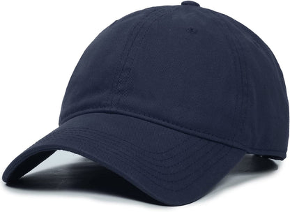 Men and Women Vintage Washed Distressed Cotton Baseball Cap Plain Blank Adjustable Classic Baseball Hat Cap Apparel & Accessories > Clothing Accessories > Hats KYLIE MAX   