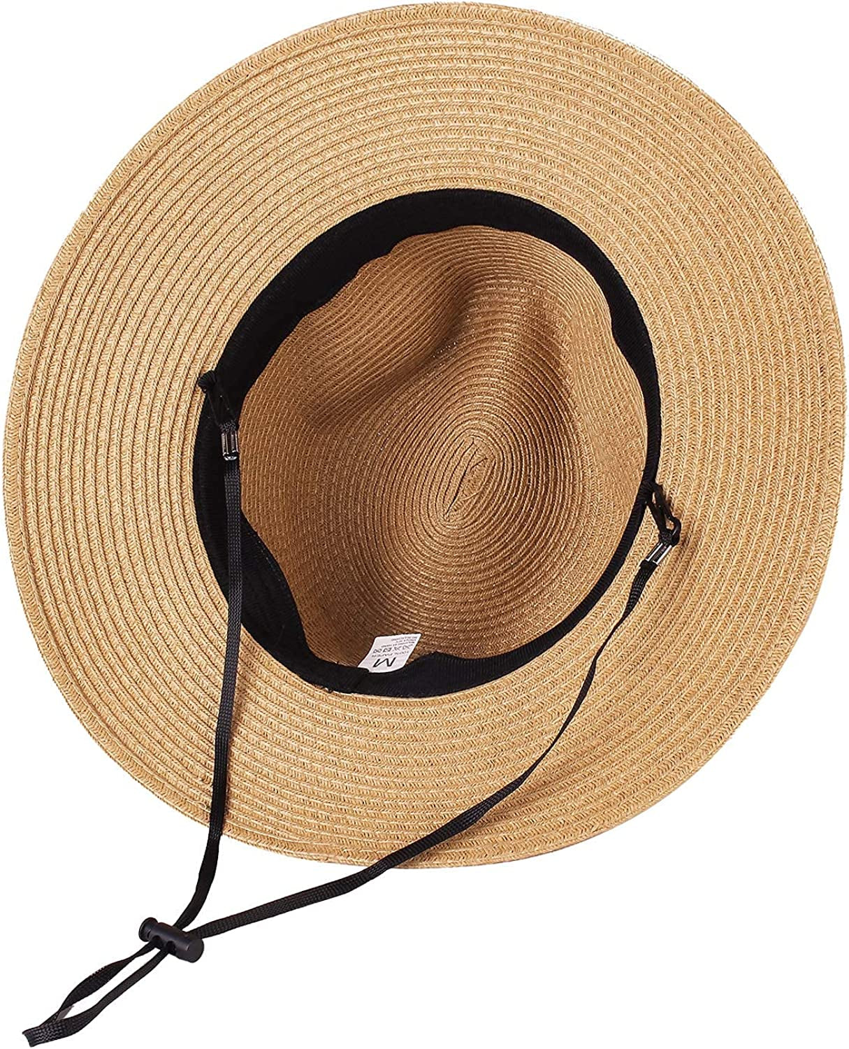 FURTALK Sun Hats for Women Summer Wide Brim UV UPF 50+ Panama Fedora Foldable Packable Straw Beach Hat Ivory Apparel & Accessories > Clothing Accessories > Hats KYLIE MAX   
