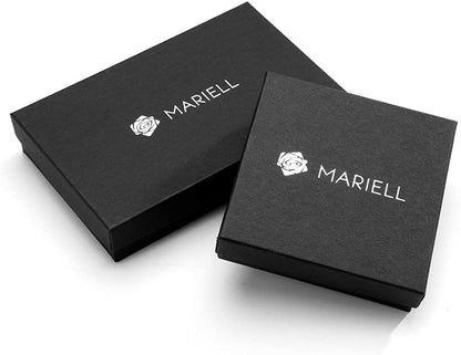 Mariell Slender Cubic Zirconia Vintage Dangle Earrings with Freshwater Pearl Drops for Brides or Weddings Apparel & Accessories > Jewelry > Earrings Mariell   