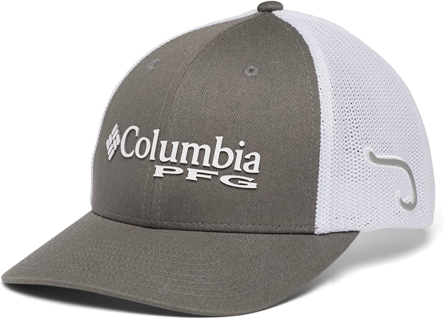 Columbia Women'S PFG Logo Mesh Ball Cap-High Crown Apparel & Accessories > Clothing Accessories > Hats Columbia Titanium, Hook Small-Medium 
