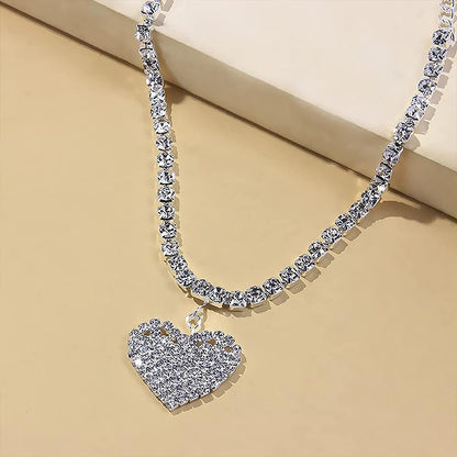 Silver Anklets for Women Dainty Zircon Tennis Ankle Bracelets Adjustable Rhinestones Heart Charm Anklet Beach Jewelry for Teen Girls Mom Birthday (Silver, One Size) Apparel & Accessories > Jewelry > Anklets Generic   