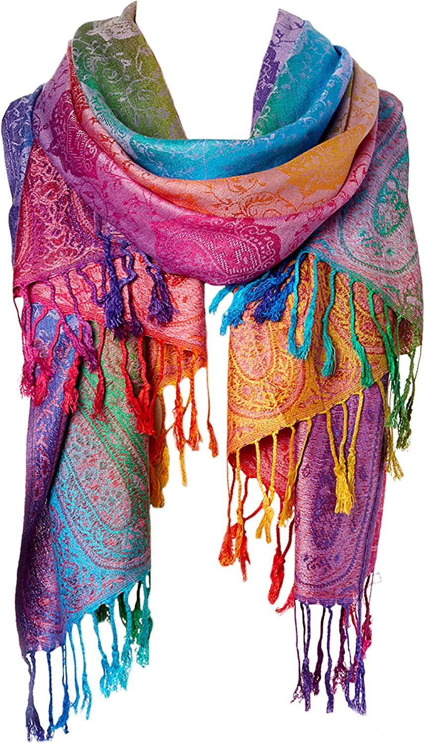 Fashion Women'S Silk Scarf Luxury Satin Shawl Wraps Apparel & Accessories > Clothing Accessories > Scarves & Shawls Goood Times Purple  