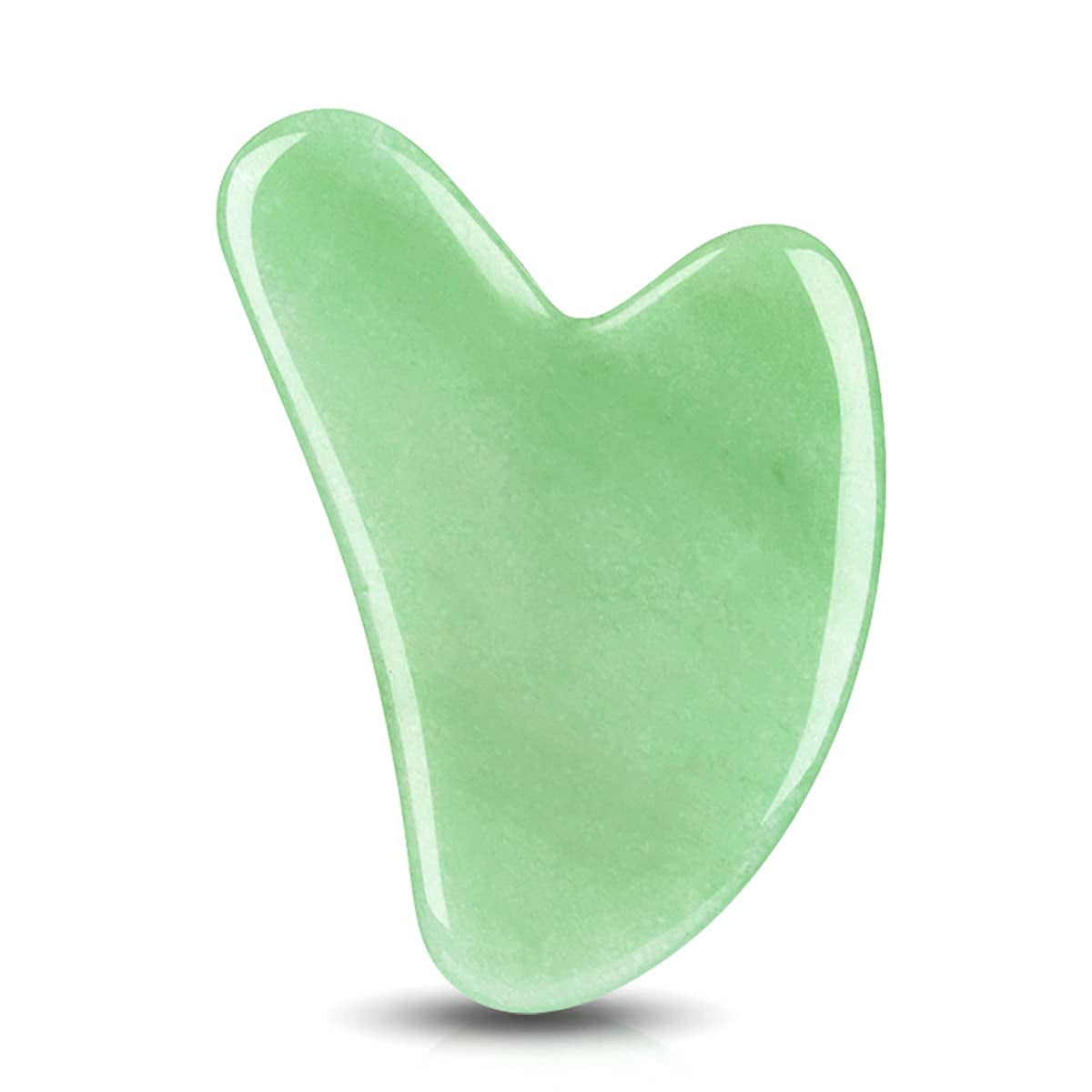Roysmart Gua Sha Massage Tool, Natural Quartz Jade Stone Gua Sha Facial Tool for Face Neck Body, Scraping Facial Massage Tools for Promotes Blood Flow/Prevents Wrinkles/Removes Toxins (Green) Health & Beauty > Personal Care > Cosmetics > Cosmetic Tools > Skin Care Tools Roysmart   