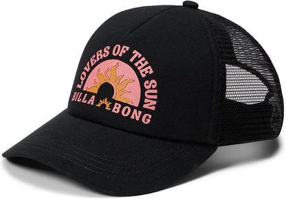 Billabong Women'S Aloha Forever Adjustable Trucker Hat with Mesh Back Apparel & Accessories > Clothing Accessories > Hats Billabong Off-black 1 One Size 