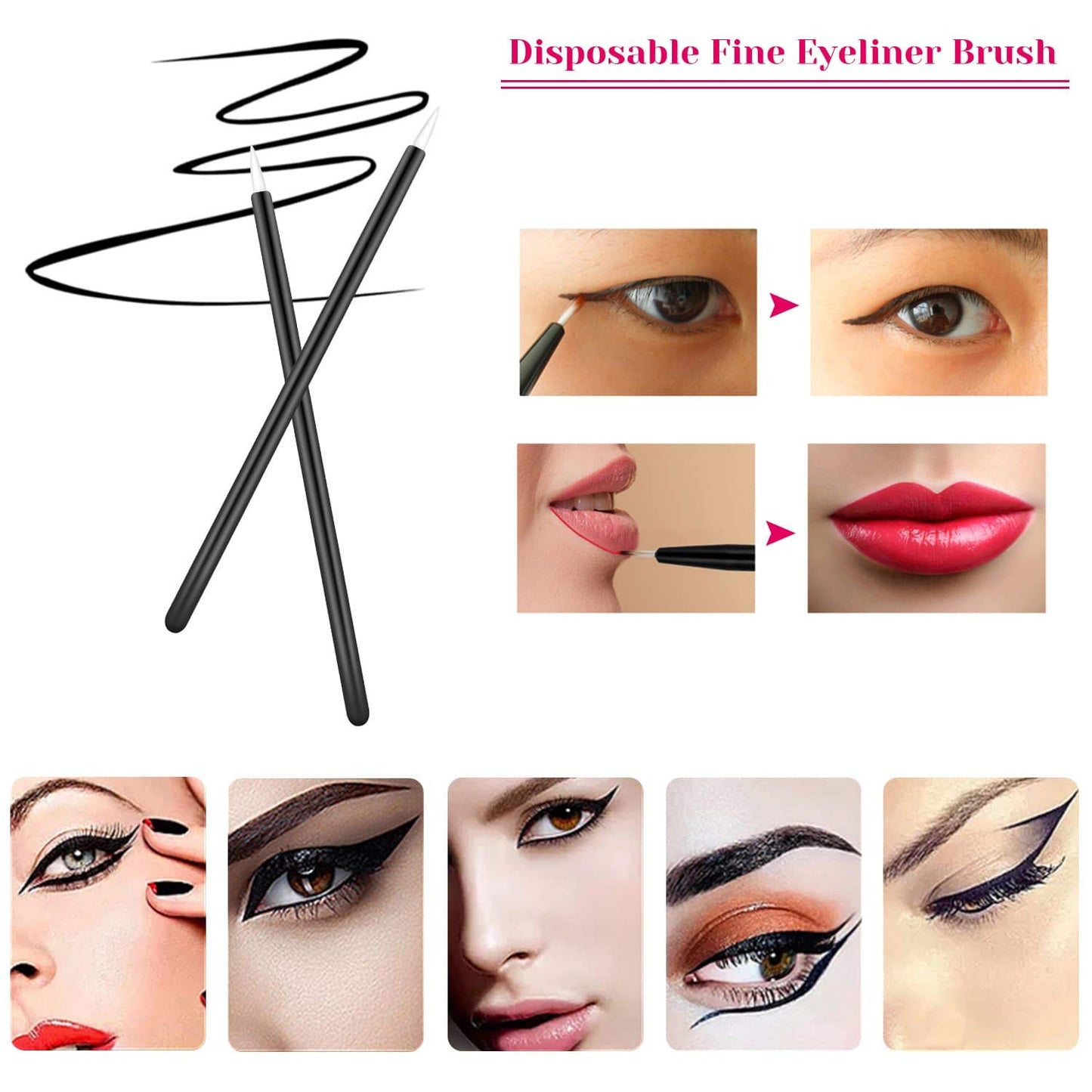 Makeup Mixing Palette with Spatula and 250PCS Disposable Makeup Applicators Tools Kit (Disposable Mascara Wands, Lipstick Applicators, Eyeliner Brushes) Health & Beauty > Personal Care > Cosmetics > Cosmetic Tools > Makeup Tools shynek   