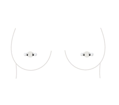 Non-Piercing Nipple Ring Magnetic Barbell Stud Fake Body Jewelry for Women (B - Black (Regular)) Apparel & Accessories > Jewelry > Body Jewelry All Body Art B - Regular (White)  