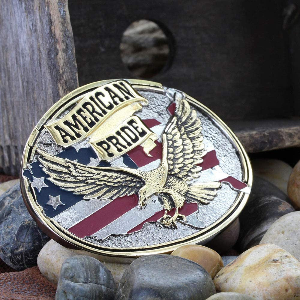 Montana Silversmiths Soaring Eagle Collection Attitude Buckle Apparel & Accessories > Clothing Accessories > Belt Buckles Montana Silversmiths   