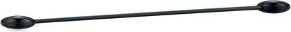 Body Candy Women'S Black Electro Plated Titanium Steel 5Mm Ball Industrial Body Piercing Barbell 14 Gauge 38Mm, One Size Apparel & Accessories > Jewelry > Body Jewelry Body Candy   