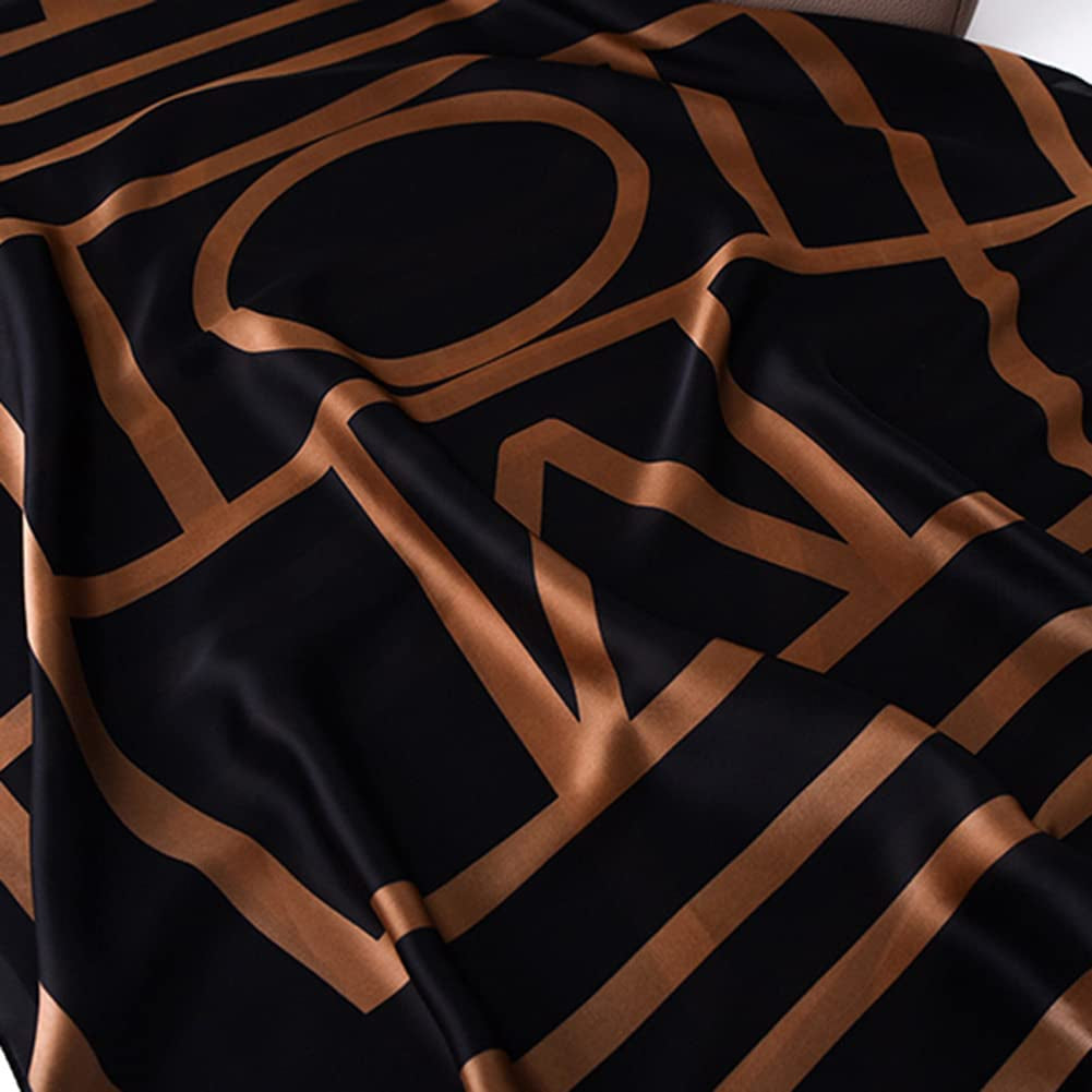 K-Elewon Silk Feeling Scarf Fashion Scarves Long Lightweight Sunscreen Shawls for Women Apparel & Accessories > Clothing Accessories > Scarves & Shawls K-Elewon   