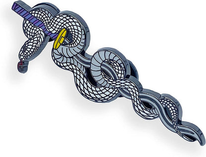 Demon Slayer Sword Katana Lapel Pins in Various Styles Serpent Breathing Lapel Pin