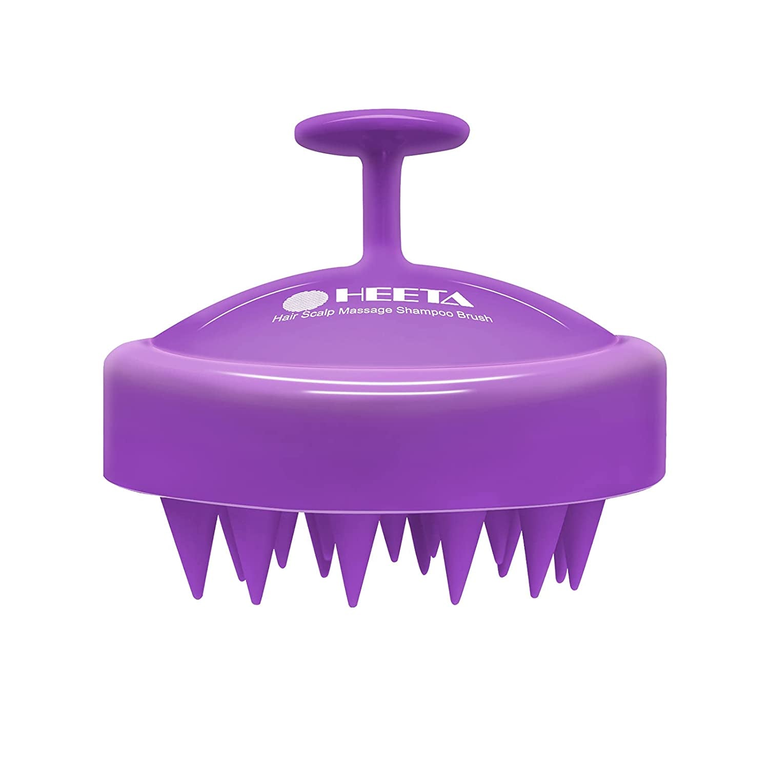 Hair Shampoo Brush, HEETA Scalp Care Hair Brush with Soft Silicone Scalp Massager (Black) Health & Beauty > Personal Care > Hair Care HEETA Purple  