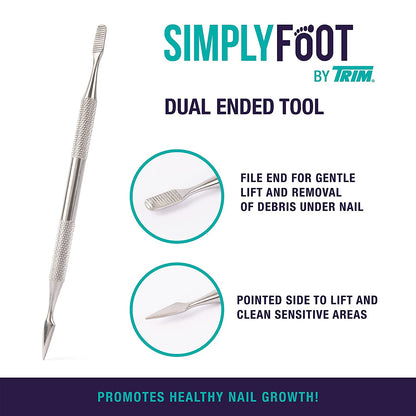 TRIM Simply Foot Ingrown Toenail Kit – Includes Stainless Steel Toenail Nipper and Stainless Steel Dual-Ended File – Easy to Use Foot Care Tools – for Men and Women – Silver – 2 Piece Set Health & Beauty > Personal Care > Foot Care Pacific Word Corporation   