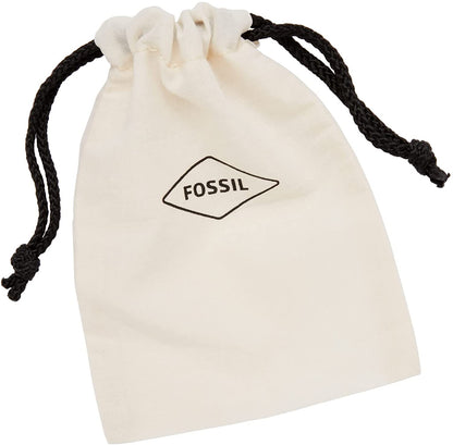 Fossil Women'S Stainless Steel and Genuine Leather Bracelet Apparel & Accessories > Jewelry > Bracelets Fossil   