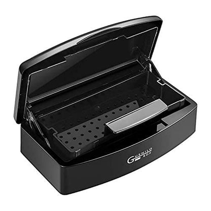 Gusnilo Nail Art Tools, Plastic Storage Box for Nail Tools,Manicure Tool, Tweezers, Hair Salon, Spa and Trimmer Manicure Equipment (1 Piece, White) Health & Beauty > Personal Care > Cosmetics > Cosmetic Tools > Nail Tools Gusnilo Black  