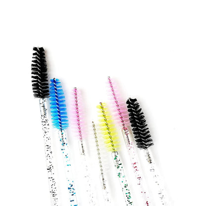 I-Laesh 100 Pcs Disposable Eyelash Brushes, Mascara Wands, Eye Lash Brush, Spoolies for Eyelash Extensions, Spoolie Eyebrow Eyeshadow Brow Makeup Supplies Kit Cleansing Glitter Applicator Tool Accessories Bristle (Crystal Pink) Health & Beauty > Personal Care > Cosmetics > Cosmetic Tools > Makeup Tools i-laesh   