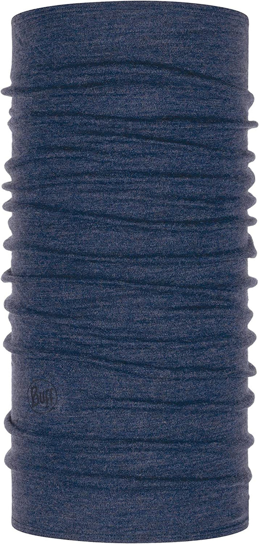 BUFF Adult Midweight Merino Wool Multifunctional Headwear and Face Mask Apparel & Accessories > Clothing Accessories > Headwear BUFF Dusty Blue Melange One Size 