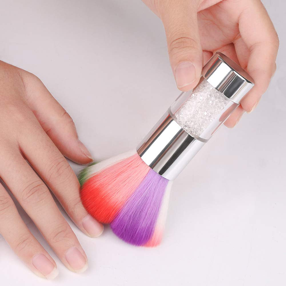 Nail Brushes Dust Cleaning for Acrylic UV Nails Art Powder Remover Manicure Pedicure Scrubbing Cleaner Tool Kits Health & Beauty > Personal Care > Cosmetics > Cosmetic Tools > Nail Tools Beuniar   