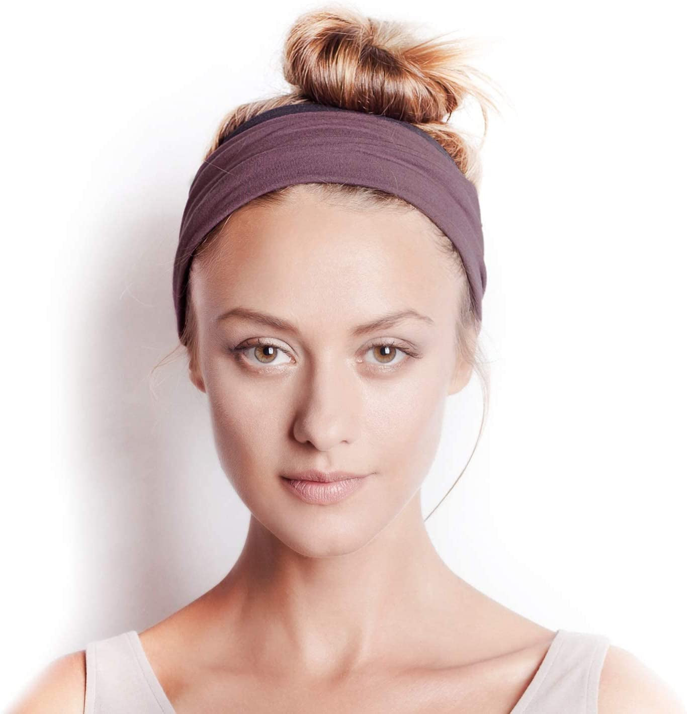 BLOM Original Headbands for Women Wear for Yoga, Fashion, Working Out, Travel or Running Multi Style Apparel & Accessories > Clothing Accessories > Headwear BLOM Winter Dusk & Charcoal  