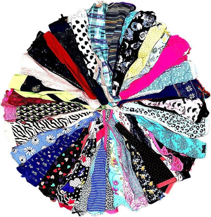 Dircho Women Underwear Variety of Panties Pack Lacy Thongs G-Strings Cotton Briefs Hipsters Bikinis Undies 10 Pcs / 3X-Large